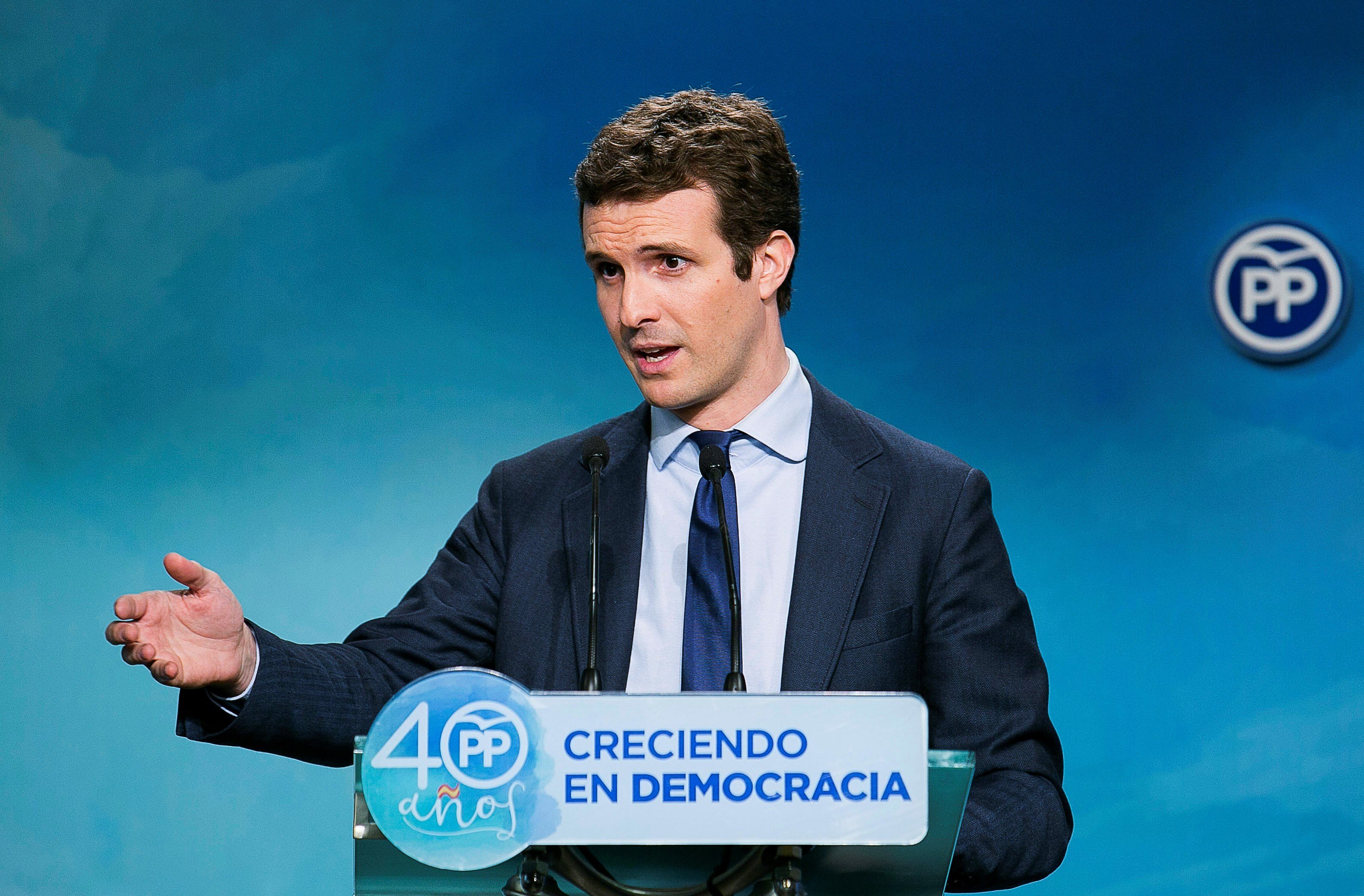 Quan Pablo Casado tallava carreteres per protestar contra decisions judicials