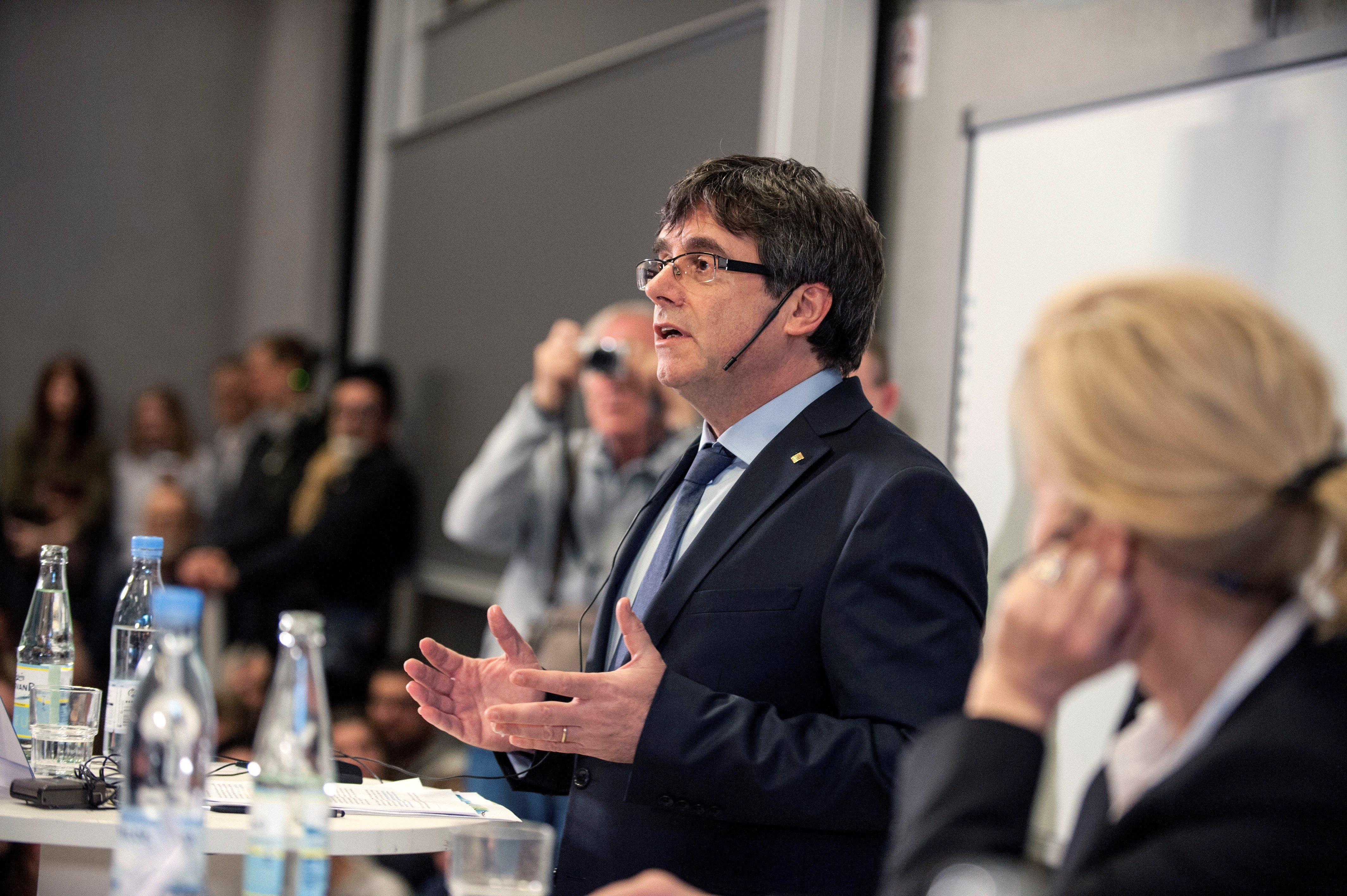 Puigdemont, en Copenhague: "En Catalunya está en juego la democracia en toda Europa"