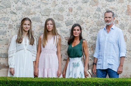 posado verano familia real