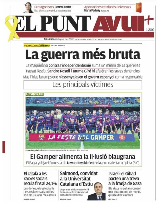 el punt avui 8 agost el punt avui 8 agost