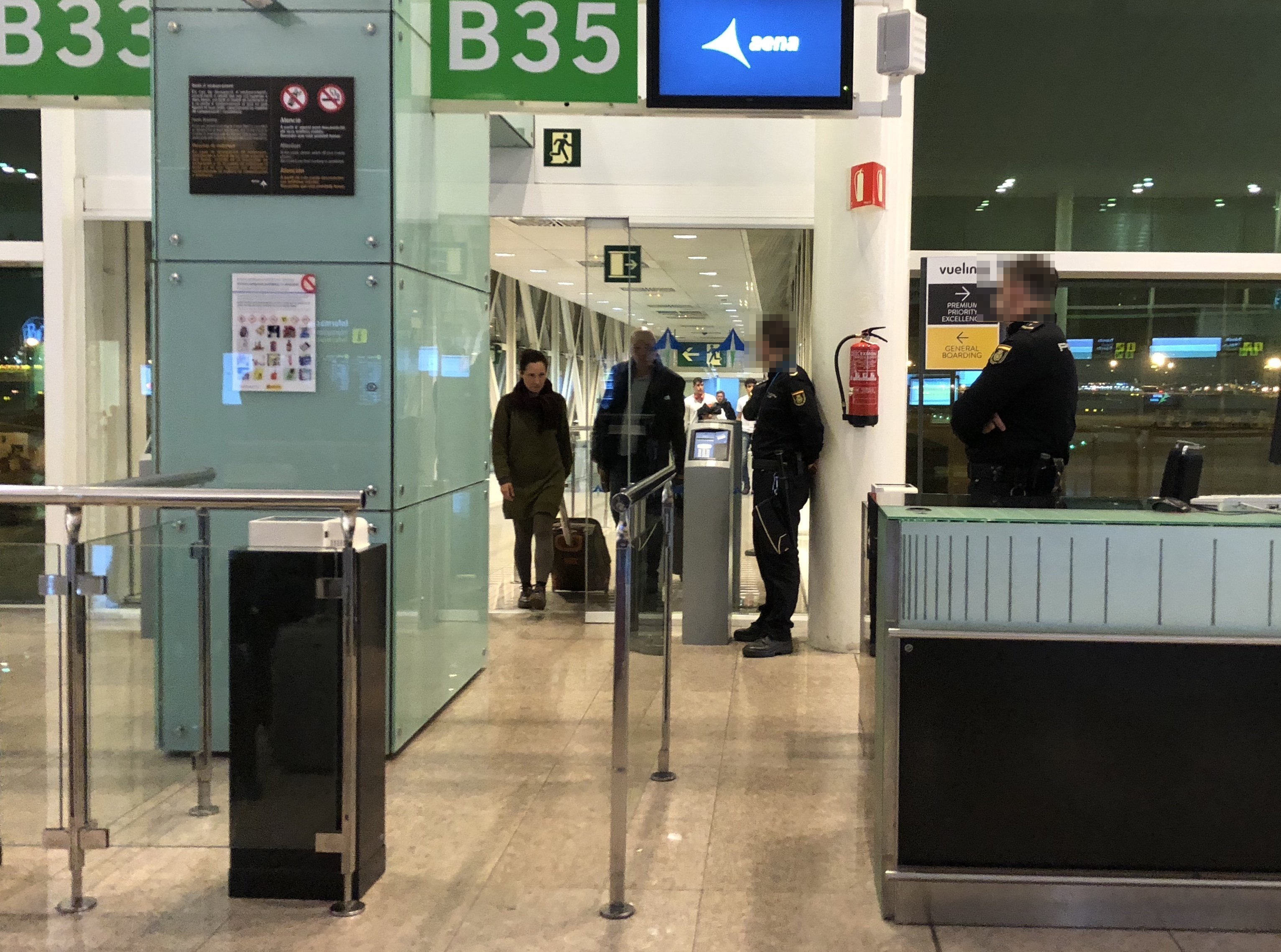 El plan Zoido, activado en el aeropuerto