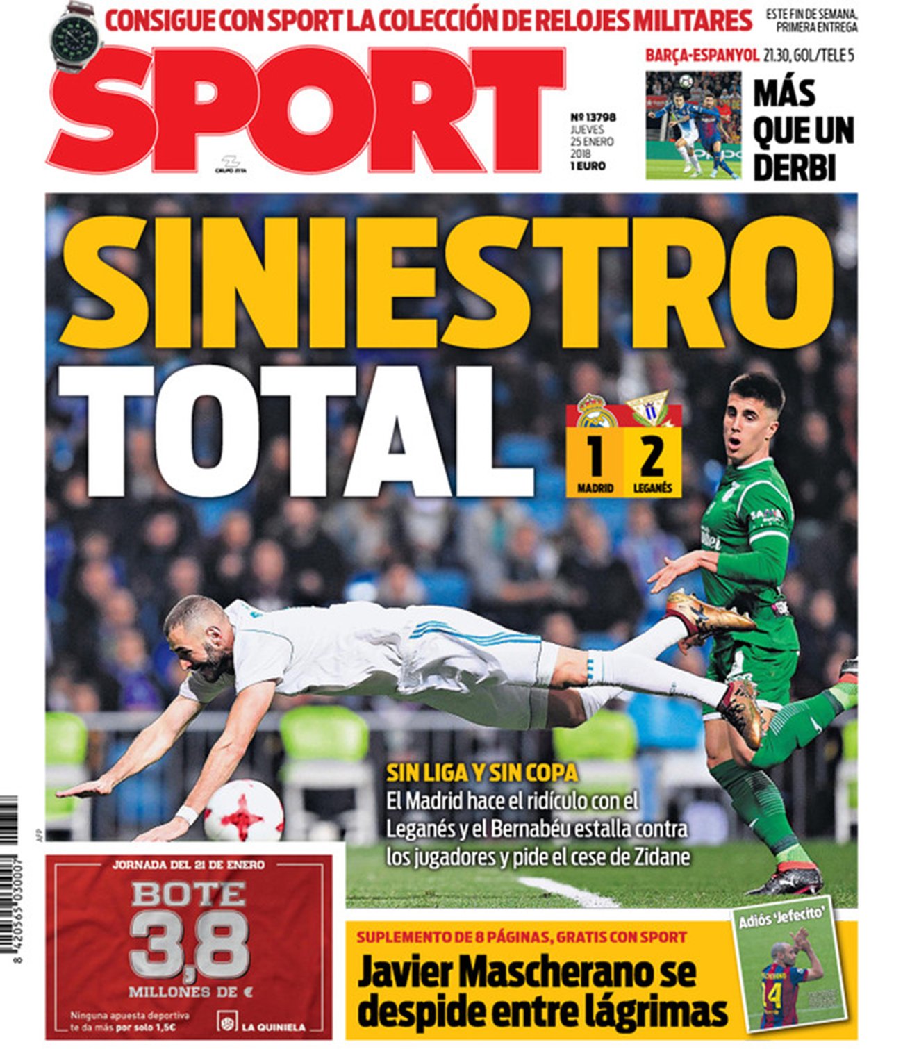 Sport Portada 25 01 2017