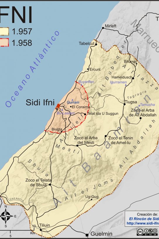 Mapa Ifni 57 58 Pablo Vazram Wikimedia