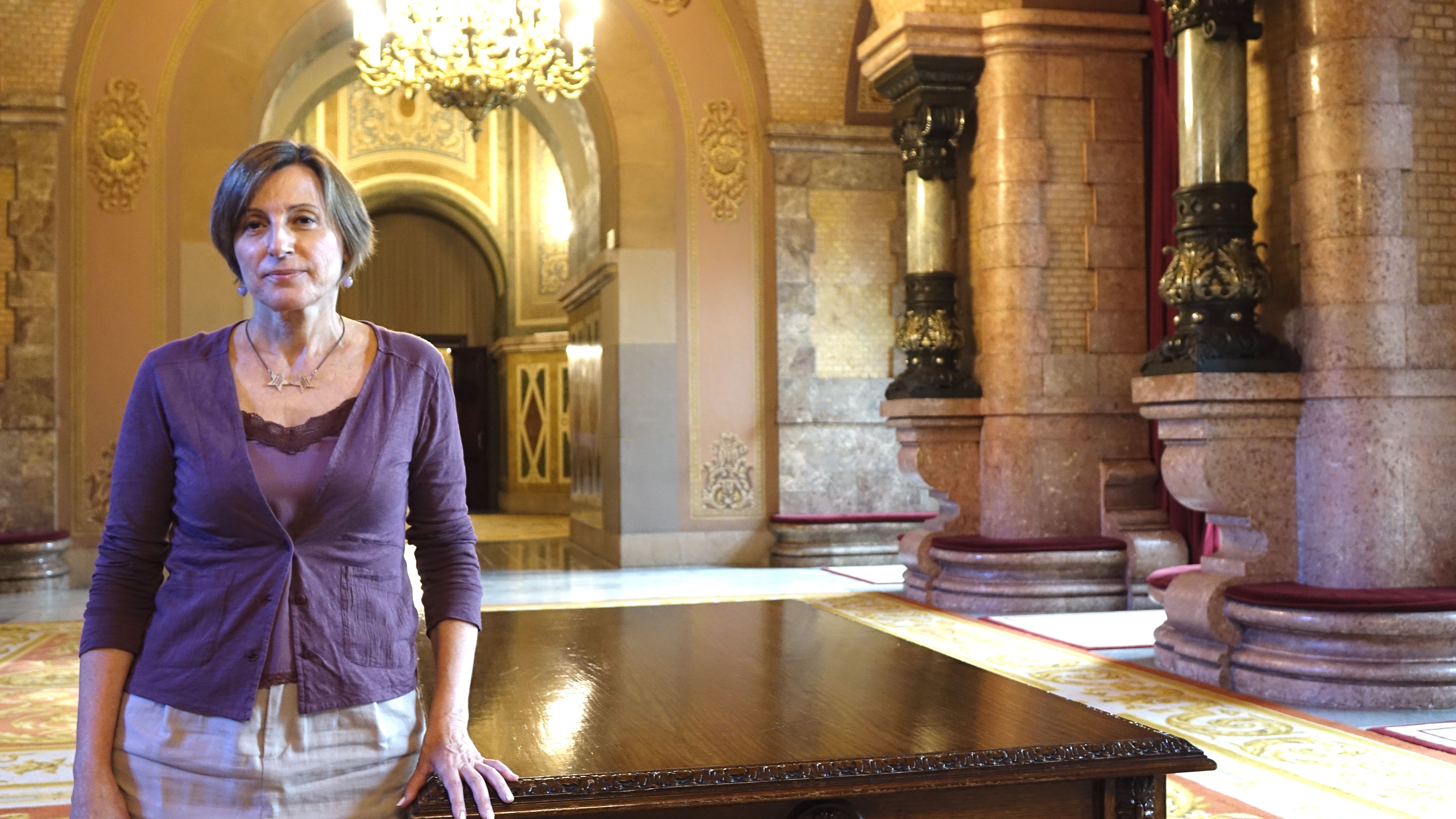 Forcadell: "El Govern ha dejado clarísimo que para culminar la legislatura hacen falta presupuestos"