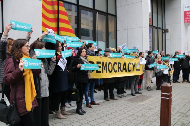 Manifestació Brussel·les contra Rajoy - ACN
