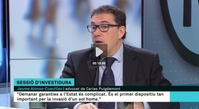 L advocat de Puigdemont   Ni violència  ni tumult  ni aixecament 