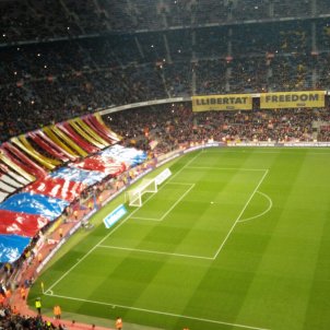 Camp Nou Llibertat presos polítics Aleix Torres Camp Nou Llibertat presos polítics Aleix Torres
