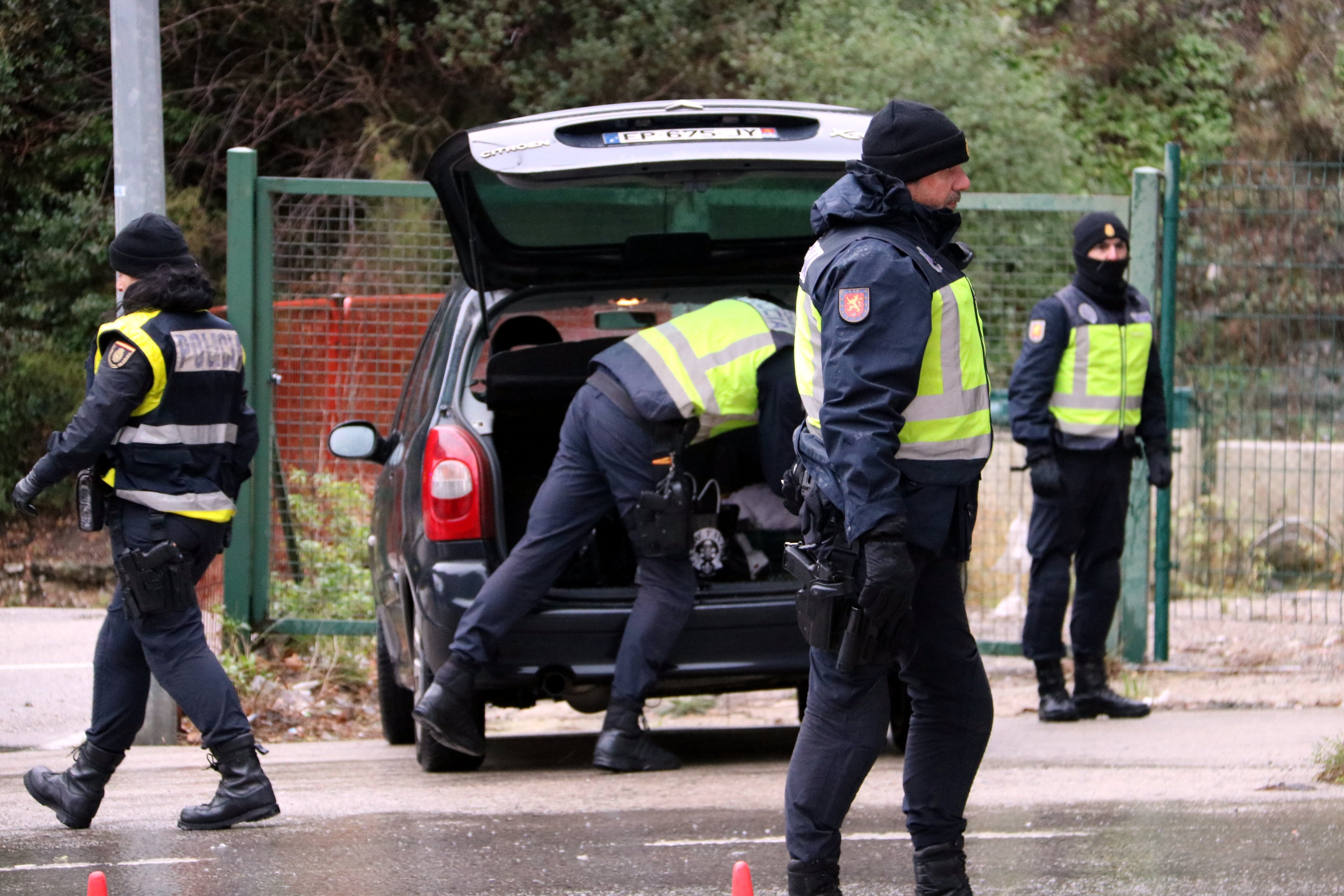 Controls al Pertús pel possible retorn de Puigdemont