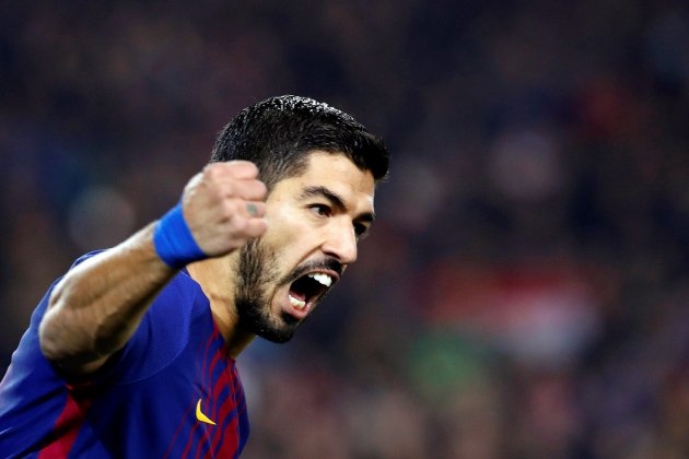 Luis Suarez gol Barça Espanyol Copa EFE