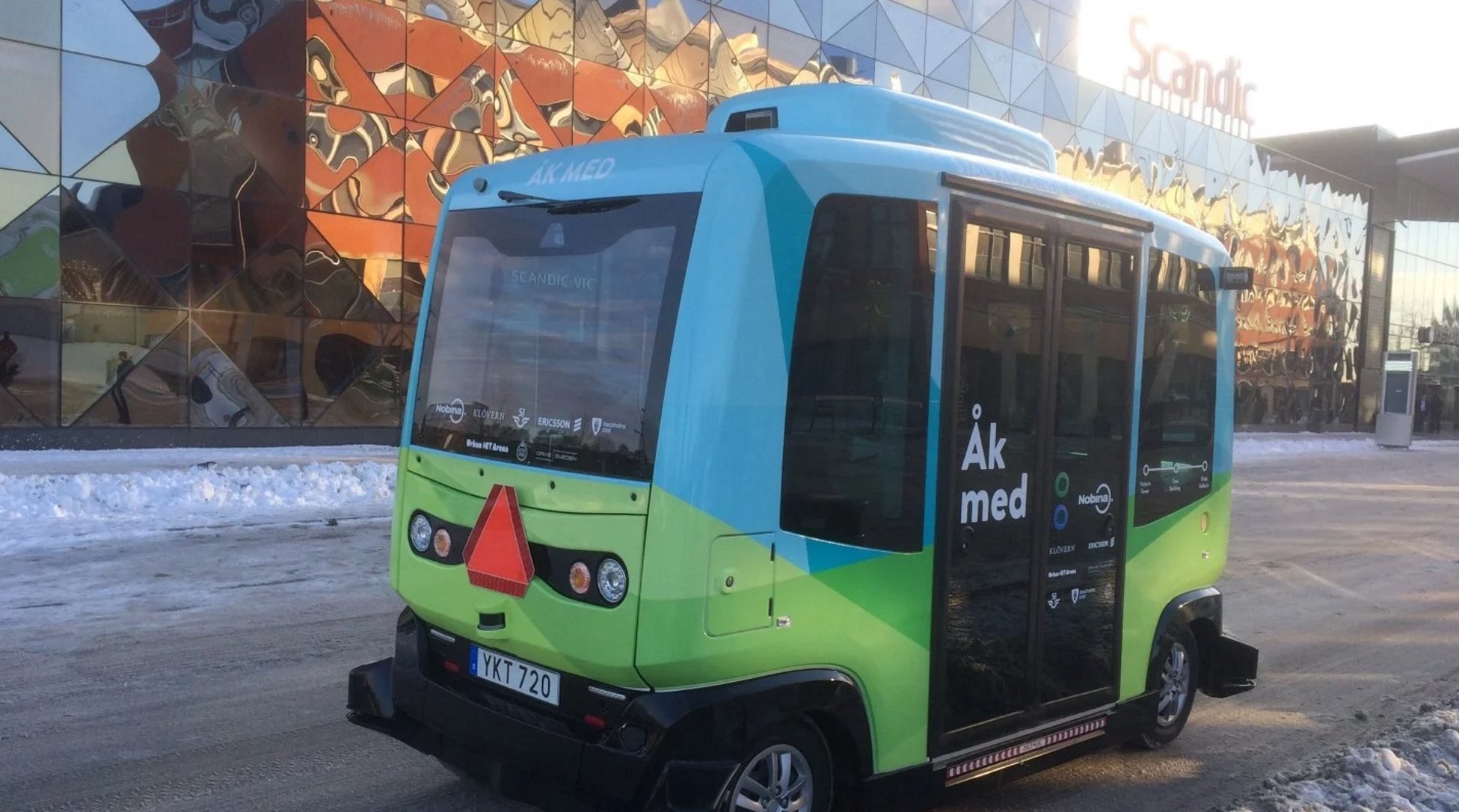 Estocolmo estrena un autobús sin conductor