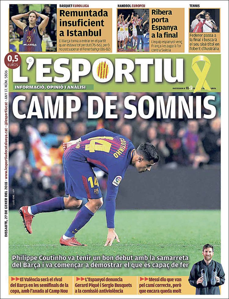 El Deportivo Portada 27 01 2018