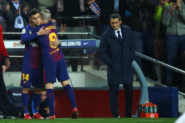 Coutinho Iniesta Barça Espanyol Efe
