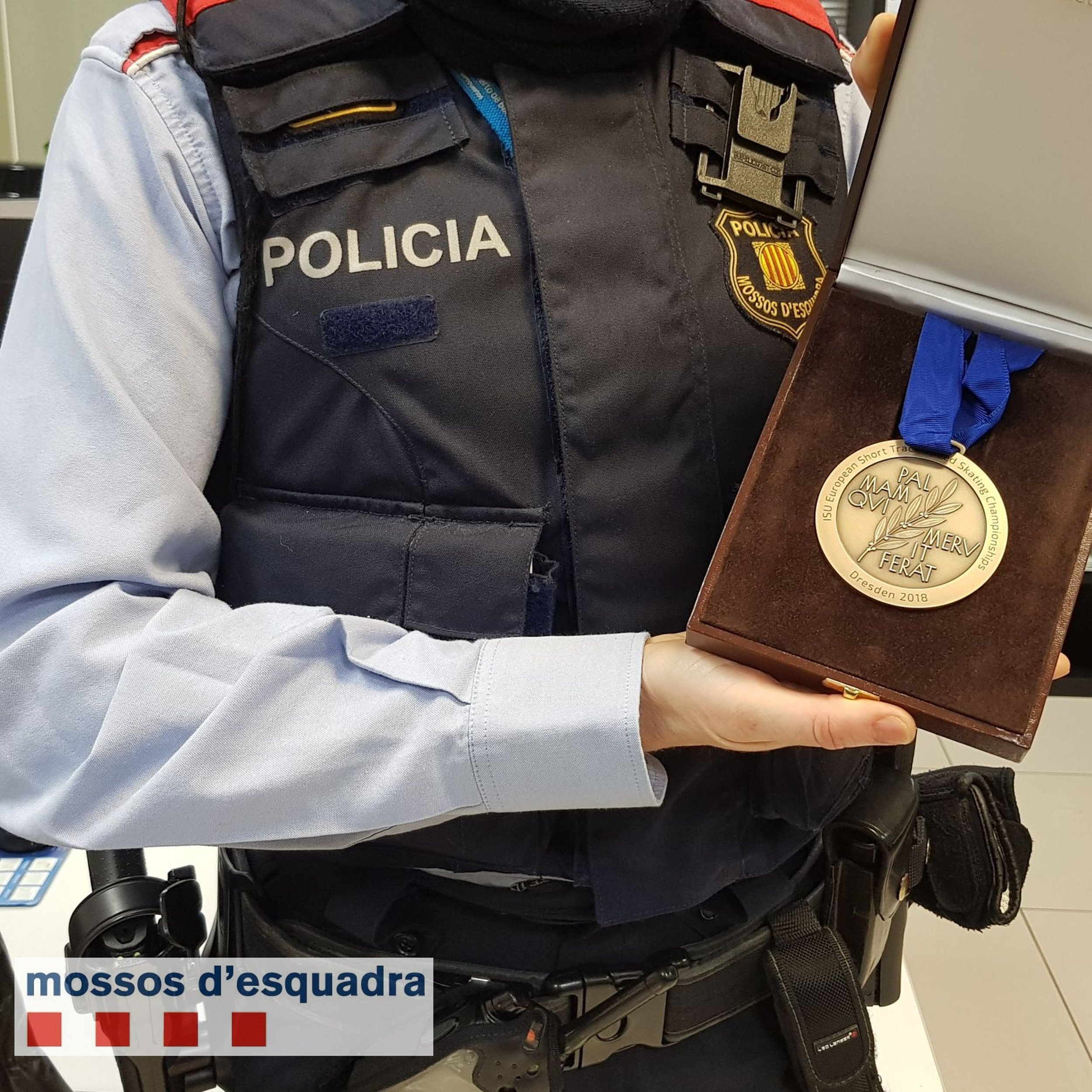 Detenido un anciano por robar una medalla de bronce a una deportista olímpica