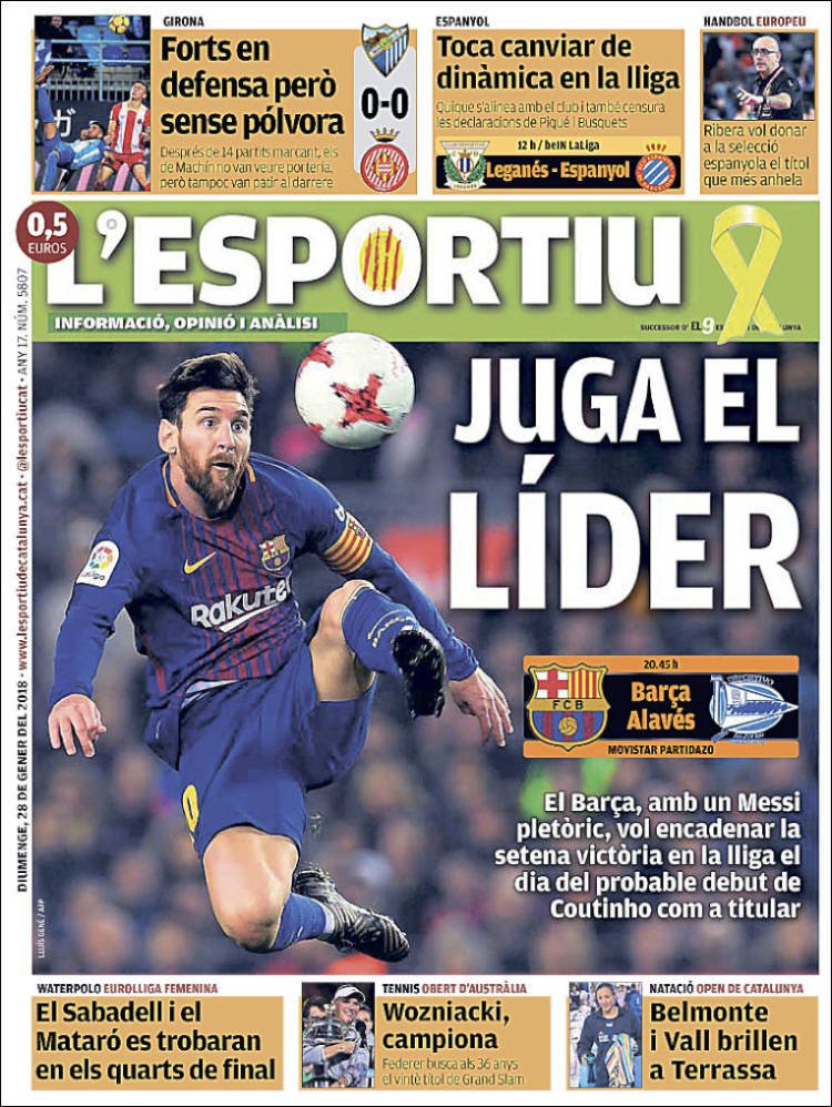 El Deportivo Portada 28 01 2018