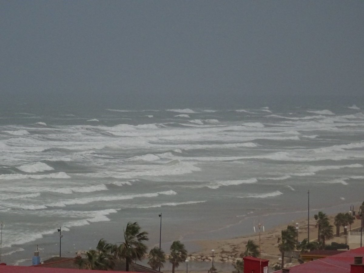 El temporal obliga a tancar el port de València
