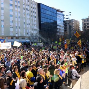 CDR (Comités de Defensa de la República) convocantes de la manifestación en Barcelona frente a la Delegación del Gobierno Marxa-groga-girona-acn_2_302x302