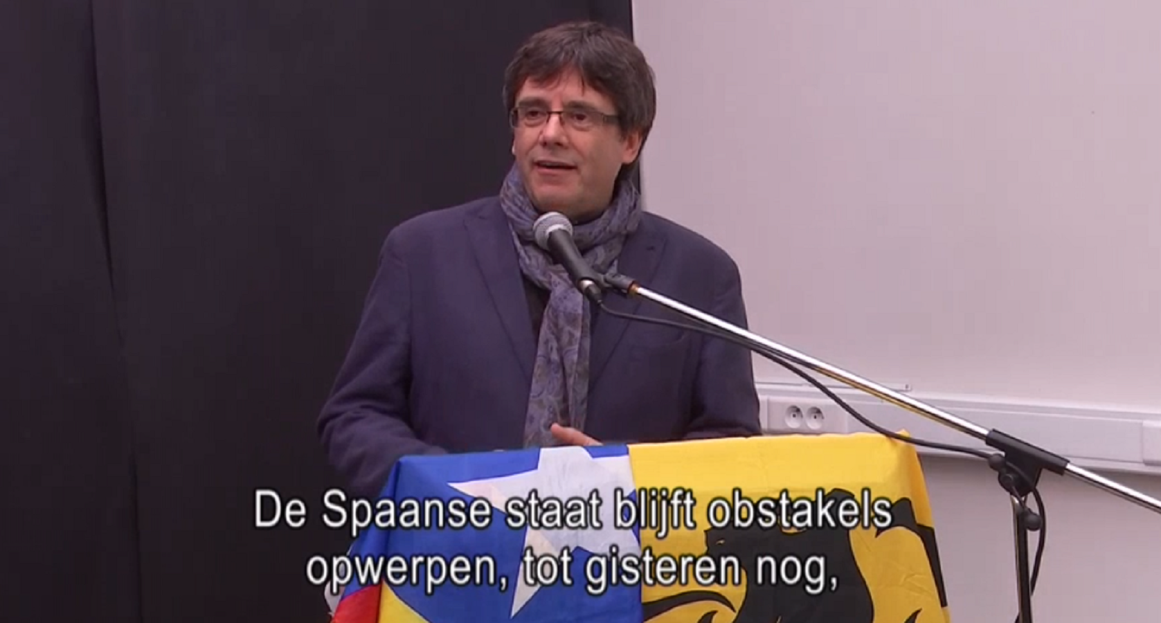 Puigdemont, en Flandes: "España intenta ignorar los resultados electorales"