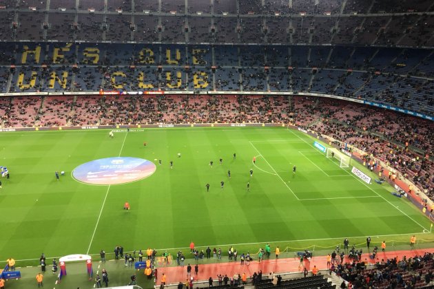 Camp Nou Barça Alavés Bernat Aguilar