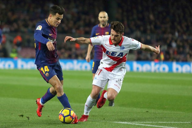 Coutinho Alabès Barça EFE