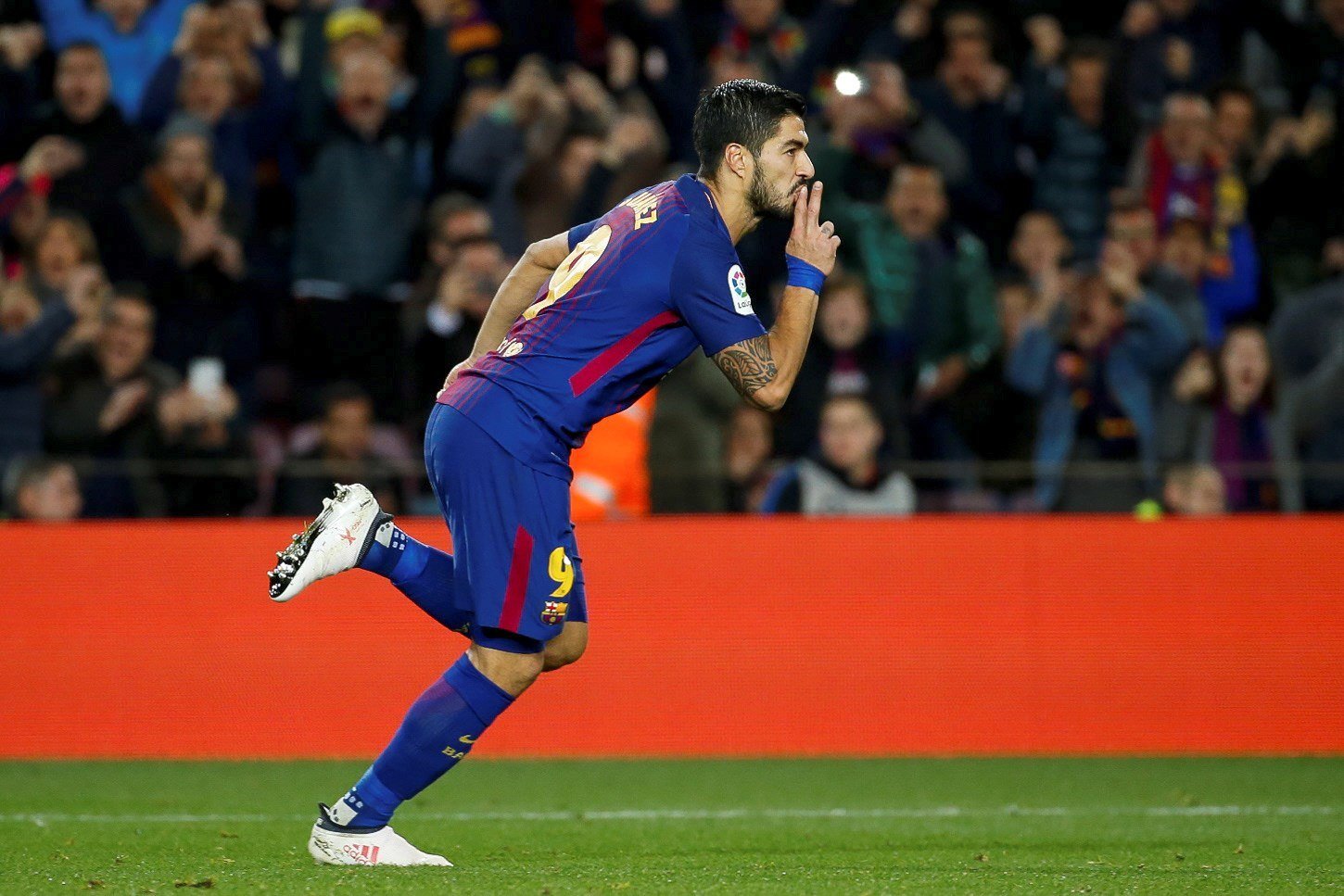 Suárez ha marcado cuatro goles más que el Málaga