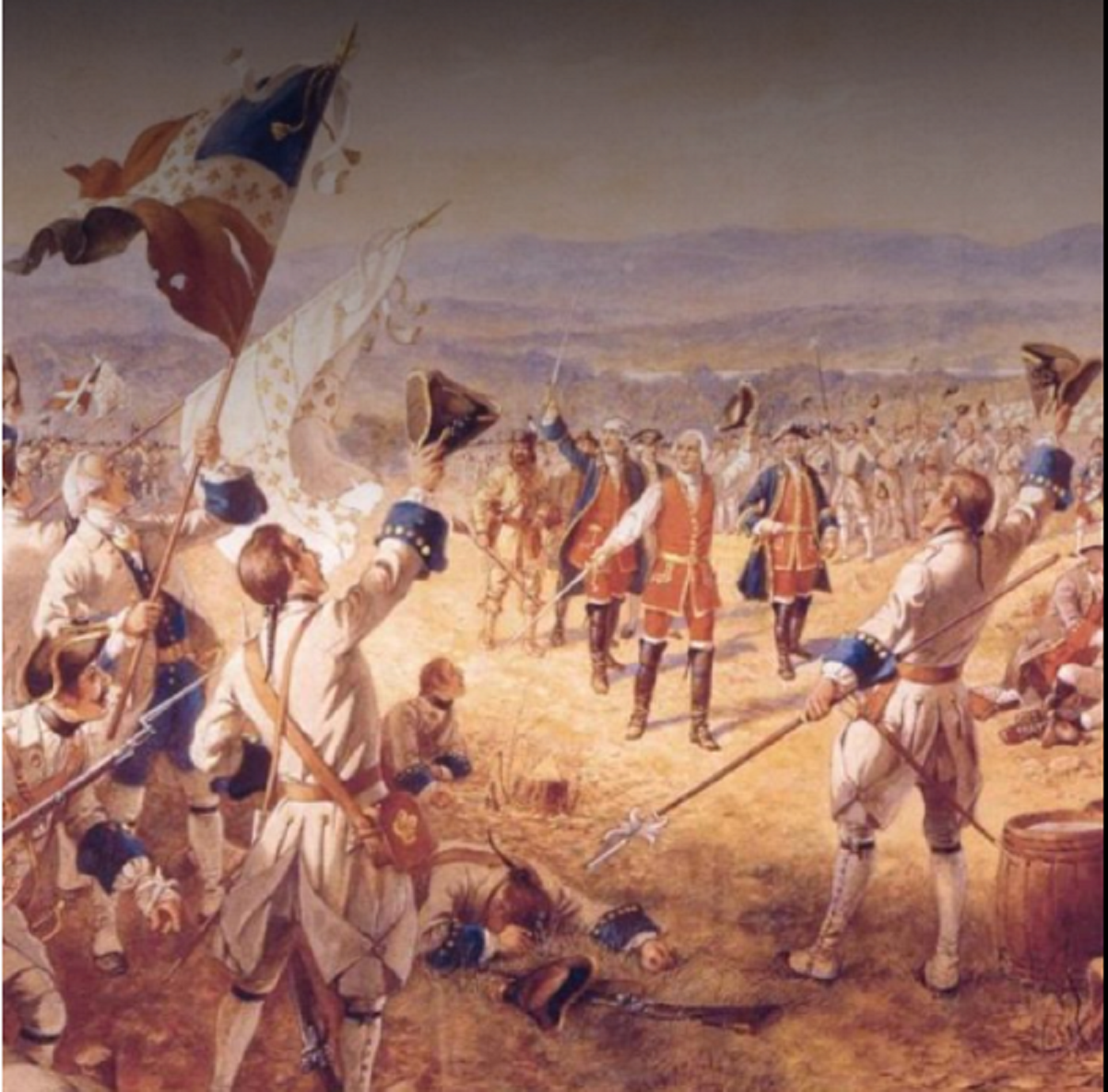 El regiment català Royal-Roussillon derrota els britànics a Amèrica del Nord El regiment català Royal-Roussillon derrota els britànics a Amèrica del Nord