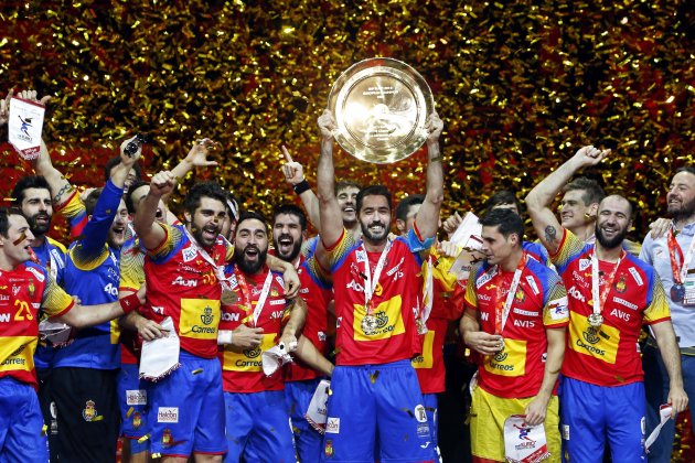 Selecció espanyola Espanya campiona Europa handbol Efe