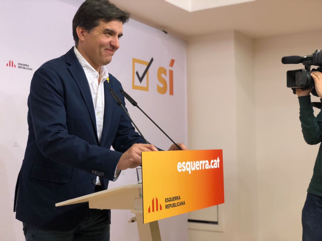 Sabrià: "El pleno se mantiene y Puigdemont es nuestro candidato"