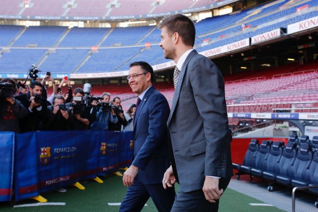 Gerard Piqué Josep Maria Bartomeu Barça Sergi Alcàzar