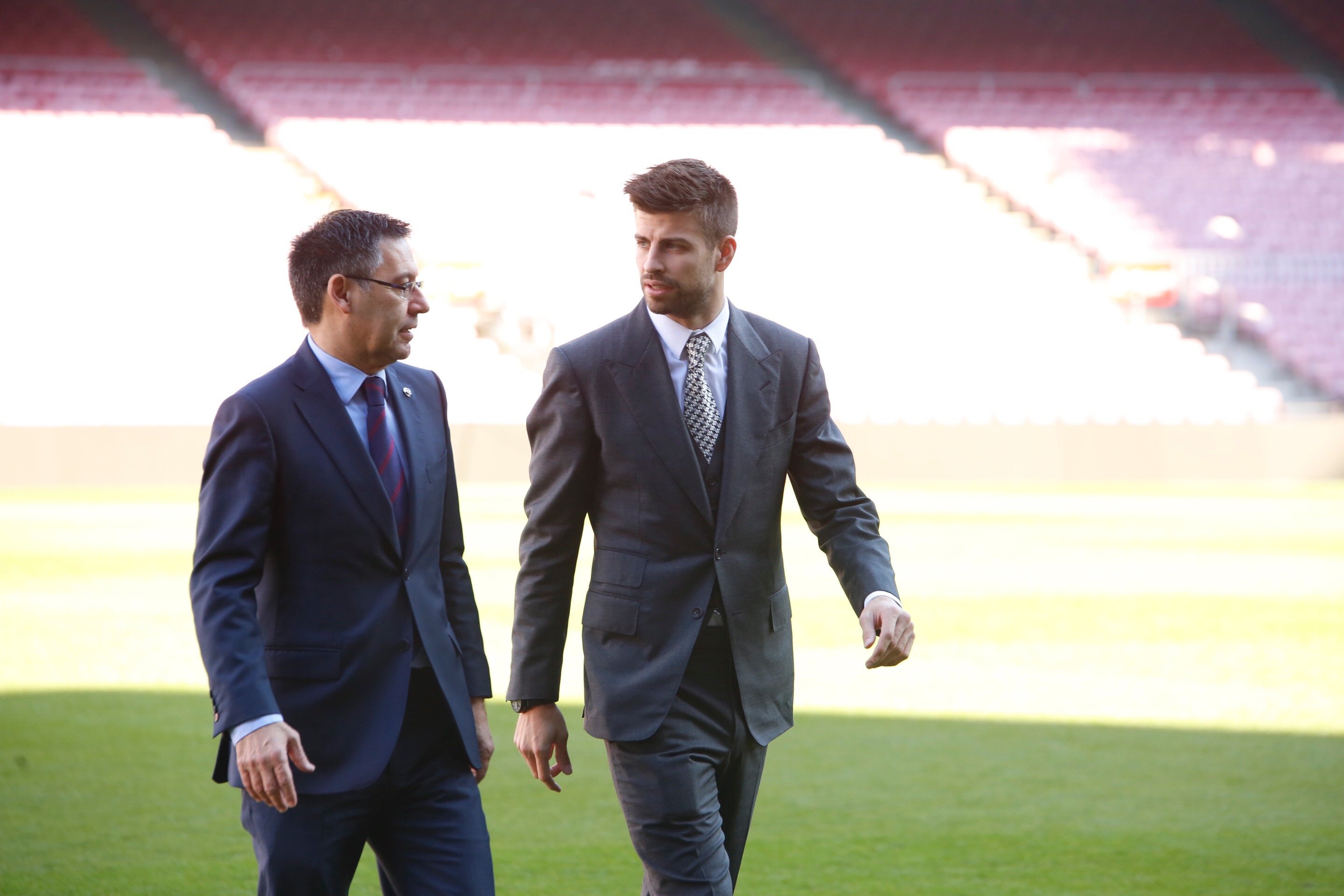 La crítica de Piqué a Bartomeu y la comparación con Florentino