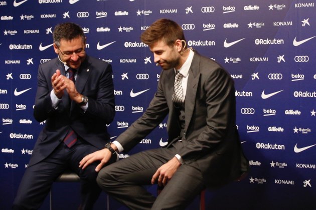 Gerard Piqué Josep Maria Bartomeu Barça Sergi Alcàzar