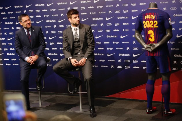 Gerard Piqué Josep Maria Bartomeu Barça Sergi Alcàzar