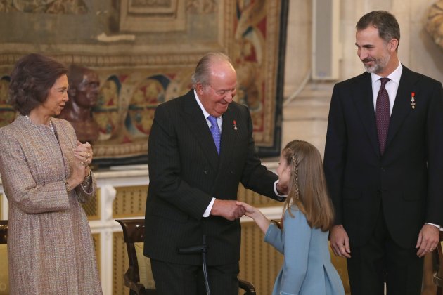 Joan Carles, Sofía y Elionor -EFE