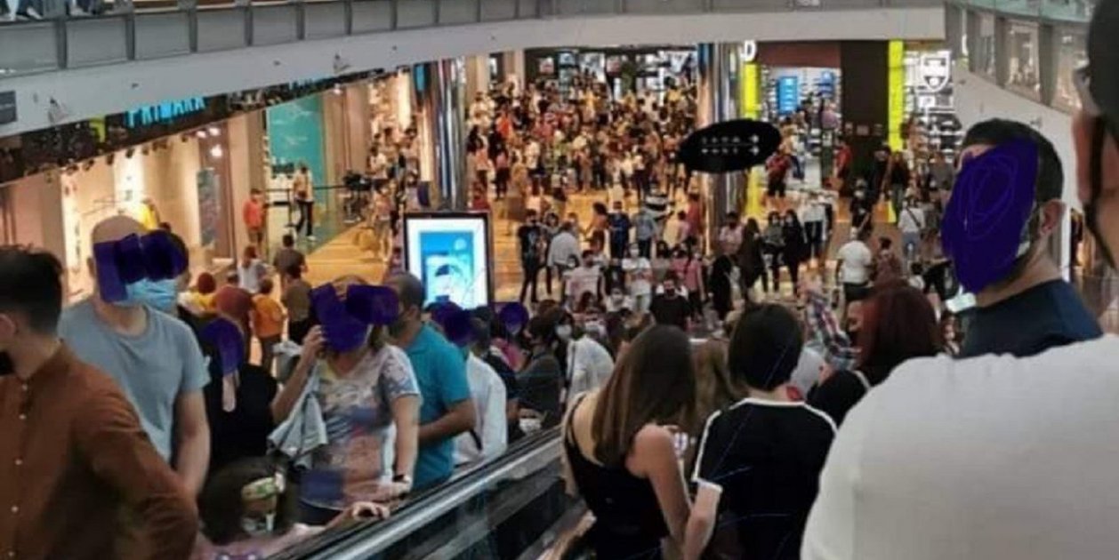 Centro comercial lleno Murcia / Twitter_@julymed08
