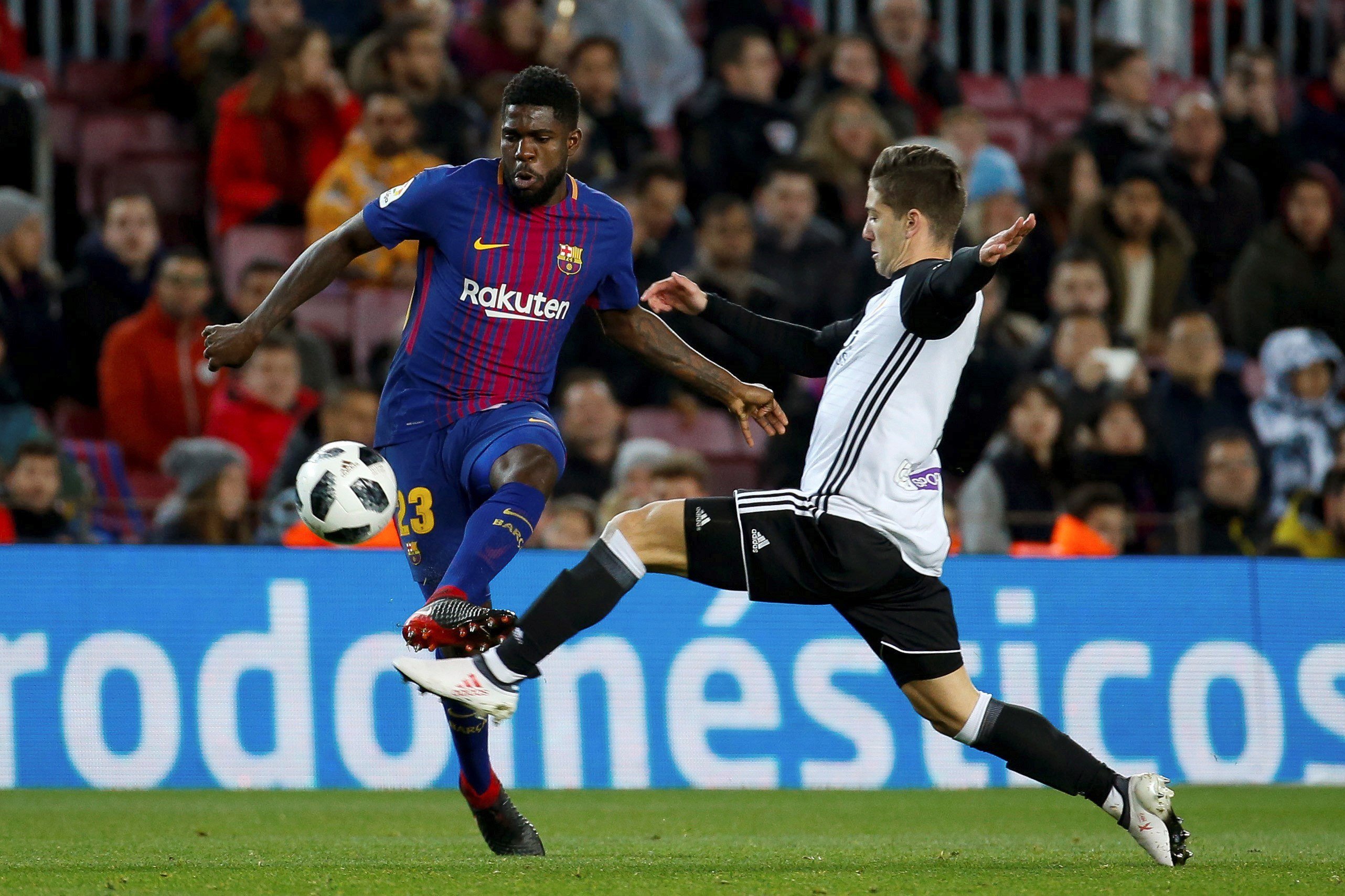 Umtiti podria marxar del Barça a final de temporada