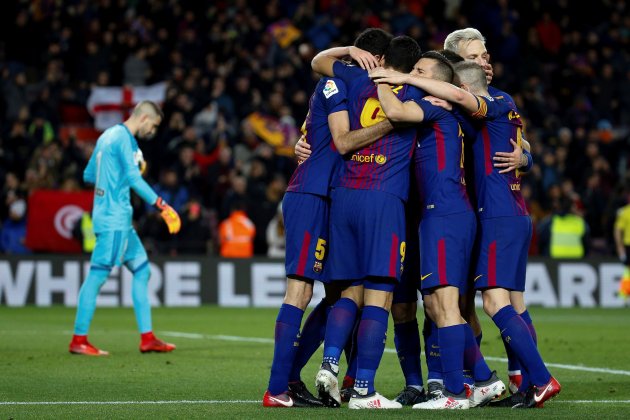 Barça Valencia piña EFE