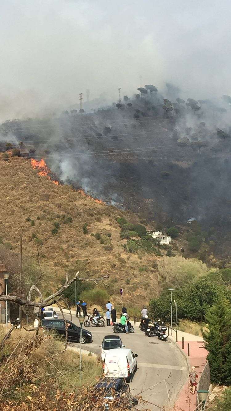 Los vídeos del incendio de Collserola