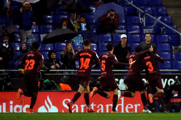 Piqué gol Barça Espanyol   EFE