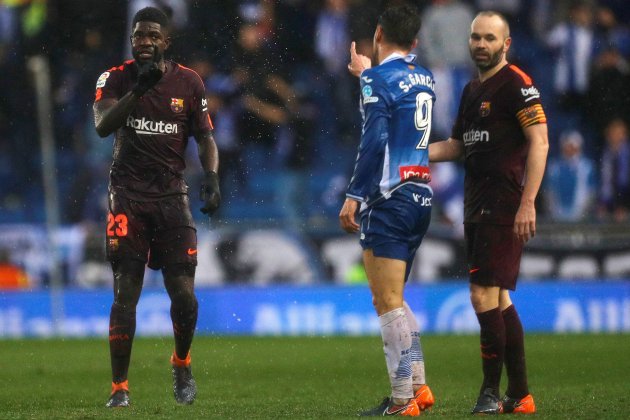 Barça Espanyol Umtiti   EFE