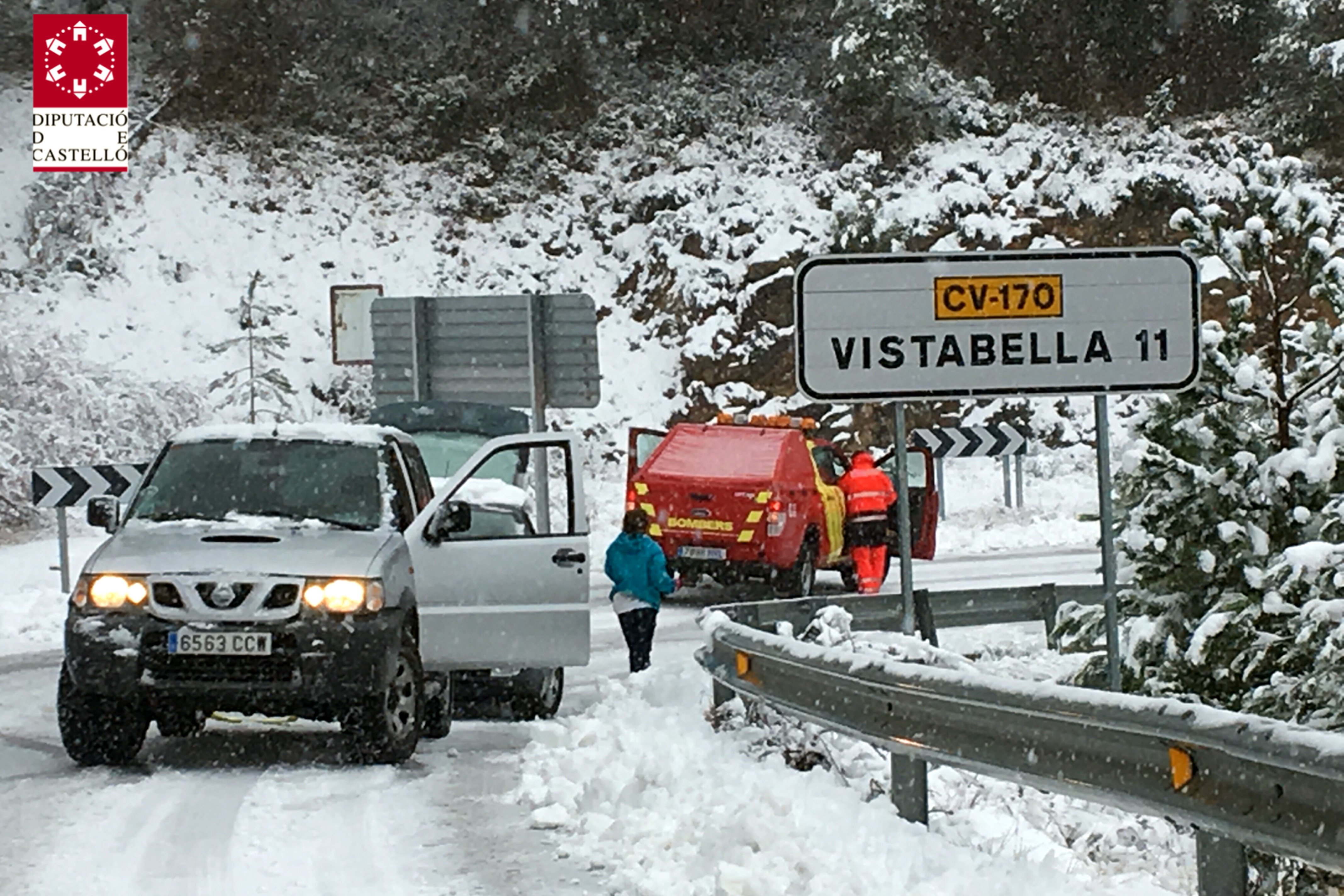 Restriccions en carreteres de Castelló i València per la neu