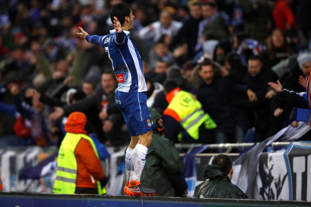 Gerard Moreno gol Barça Espanyol   EFE