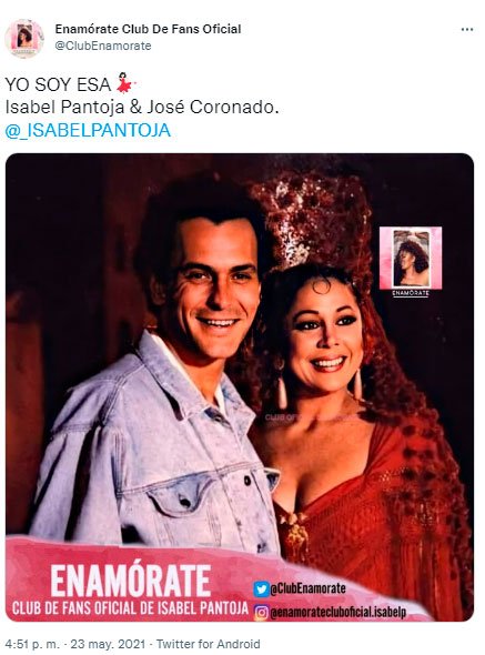 José Coronado e Isabel Pantoja José Coronado e Isabel Pantoja