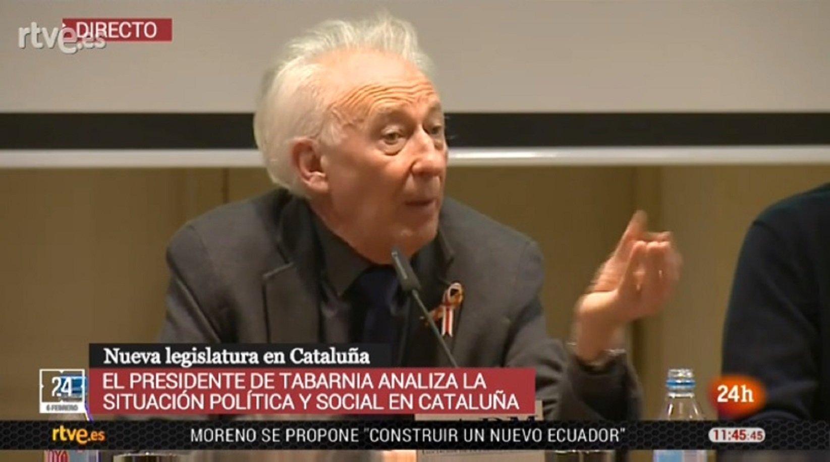 Spanish public TV presents Boadella (shamelessly) as president of Tabarnia