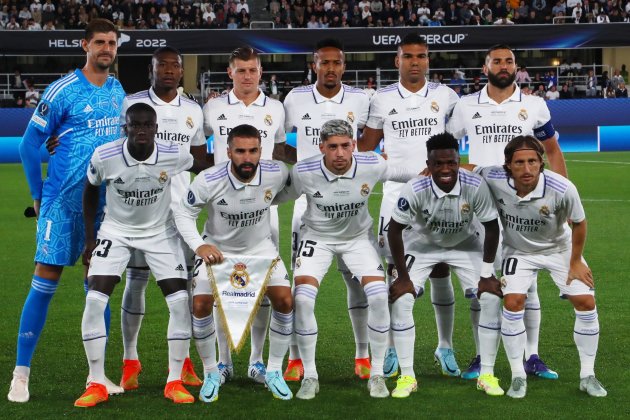 Alineación Real Madrid Supercopa de Europa / Foto: EFE