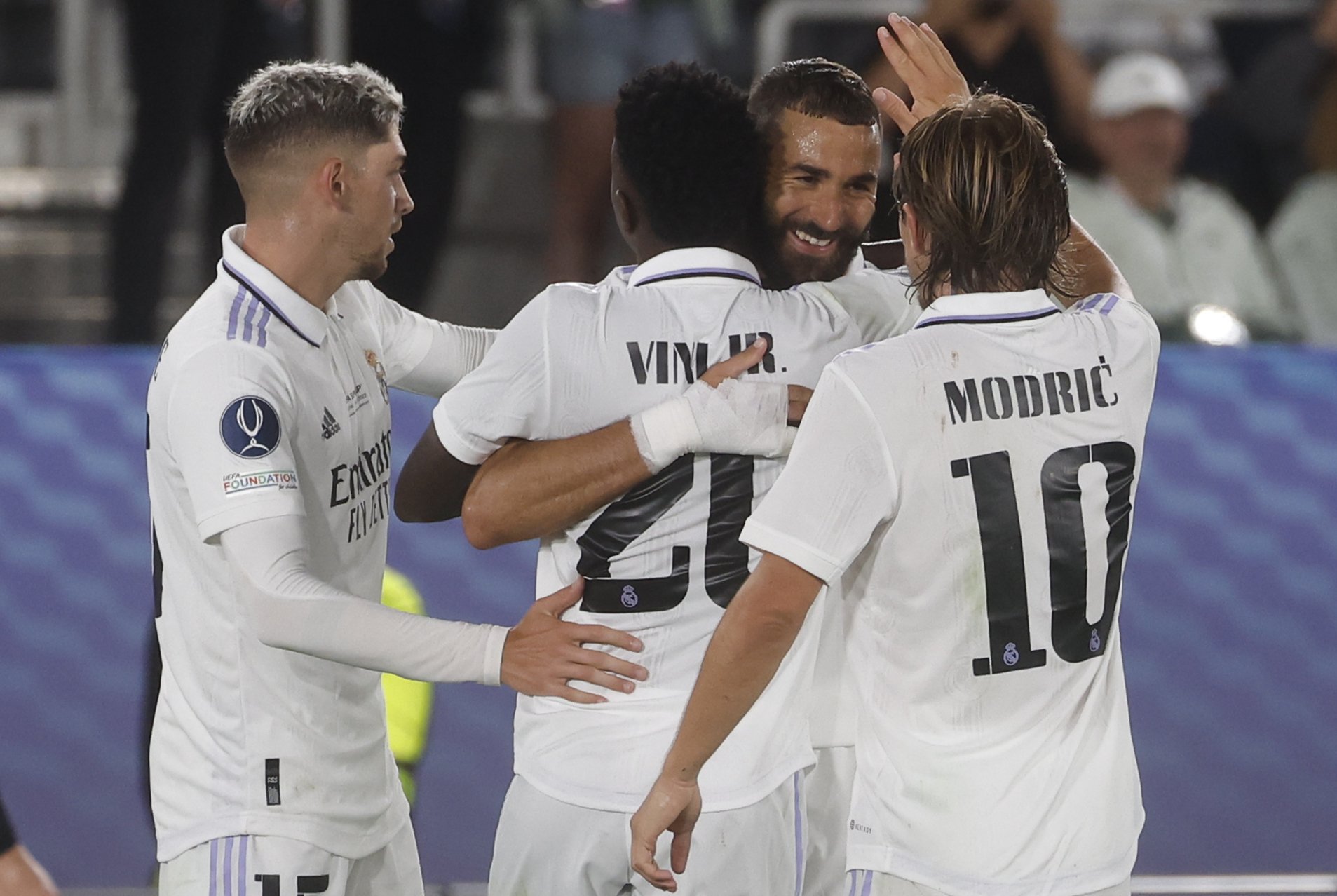 El Real Madrid no falla contra el Eintracht de Frankfurt y gana la Supercopa de Europa (2-0)