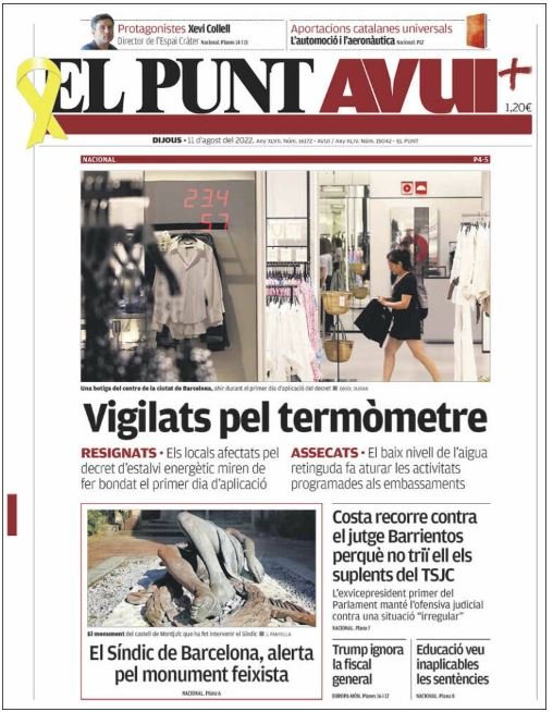 el punt avui portades 11 agost el punt avui portades 11 agost
