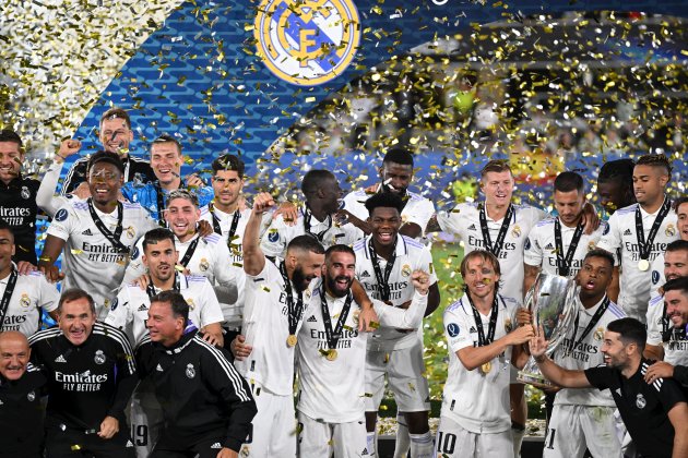 Celebracion Real Madrid Supercopa de Europa / Foto: Europa Press