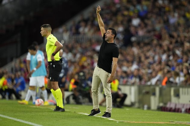 Xavi Hernandez trofeu Joan Gamper 2022   EFE