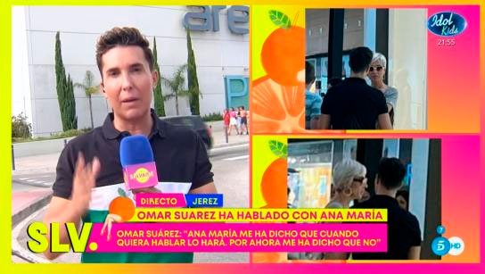 Omar Suárez encuentra a Ana María Aldón Omar Suárez encuentra a Ana María Aldón