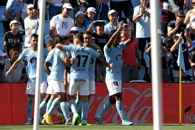 Celta|Cèltic celebra gol / Foto: EFE Celta|Cèltic celebra gol / Foto: EFE