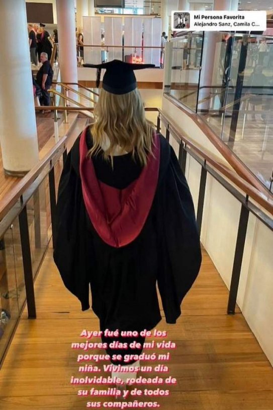 Andrea Janeiro graduació / Instagram Andrea Janeiro graduació / Instagram